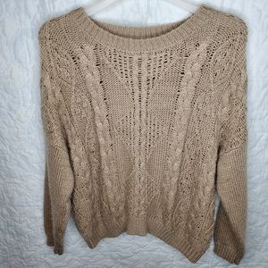 Charlotte Russe Women's Sweater Tan